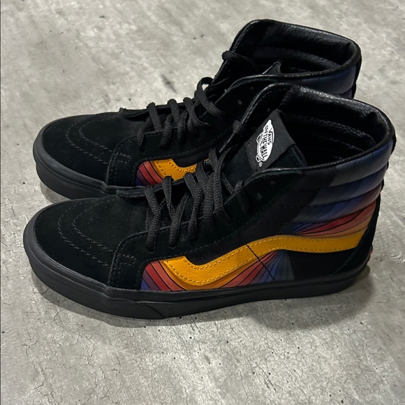 VANS Sk8-Hi Refract Black + Multicolor Skate Sneakers Men’s 4.5 Women’s 6 - Picture 5 of 10